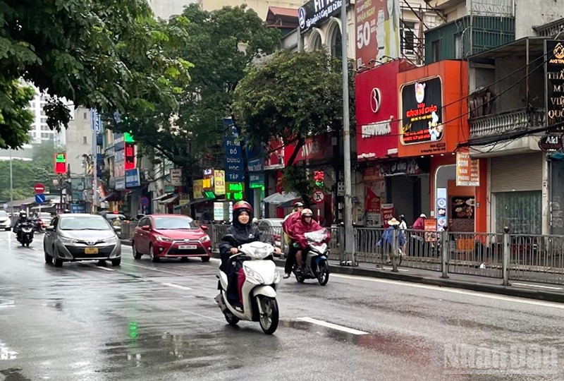 Dự báo khu vực Hà Nội từ đêm 1/1/2026 trời chuyển rét. (Ảnh: Đ.T)