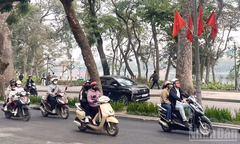 Dự báo khu vực Hà Nội có lúc có mưa nhẹ, trời rét. (Ảnh minh họa: Đ.T)