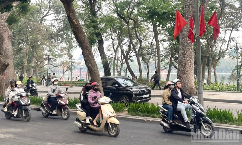 Dự báo khu vực Hà Nội có lúc có mưa nhẹ, trời rét. (Ảnh minh họa: Đ.T)