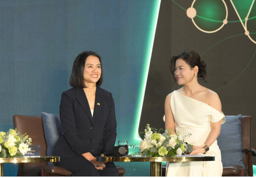 Bà Nguyễn Thị Mỹ Hạnh – Phó Tổng Giám đốc, Tổng Giám đốc Ngân hàng Bán lẻ MSB chia sẻ chiến lược định vị phân khúc khách hàng.