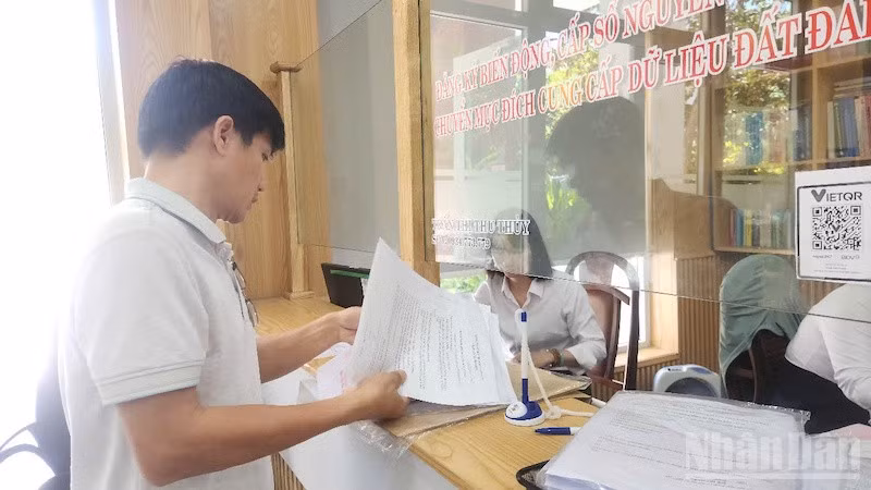 Trung tâm Phục vụ Hành chính công phường An Hải, Đà Nẵng. (Ảnh: ĐÌNH TĂNG)