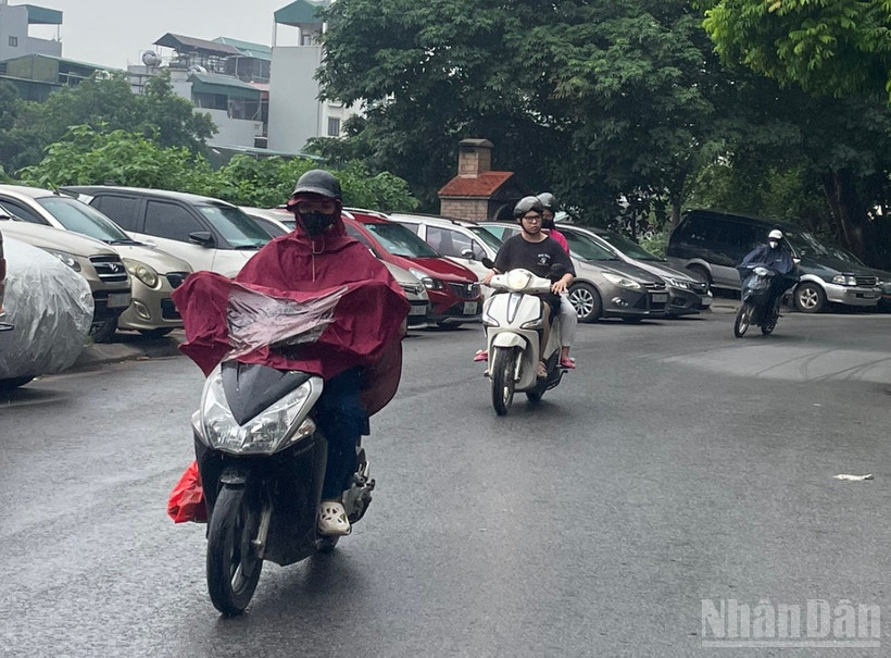 Dự báo khu vực Hà Nội có mưa vài nơi, trời rét. (Ảnh minh họa Đ.T)