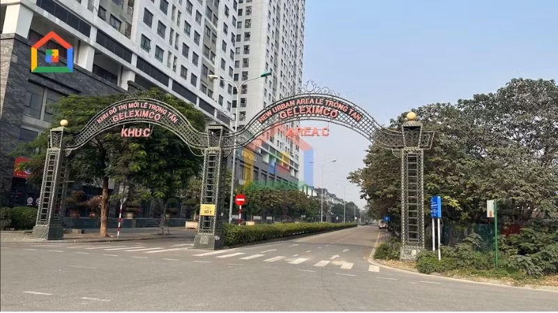 Khu đô thị Geleximco trên đường Lê Trọng Tấn, Hà Nội.