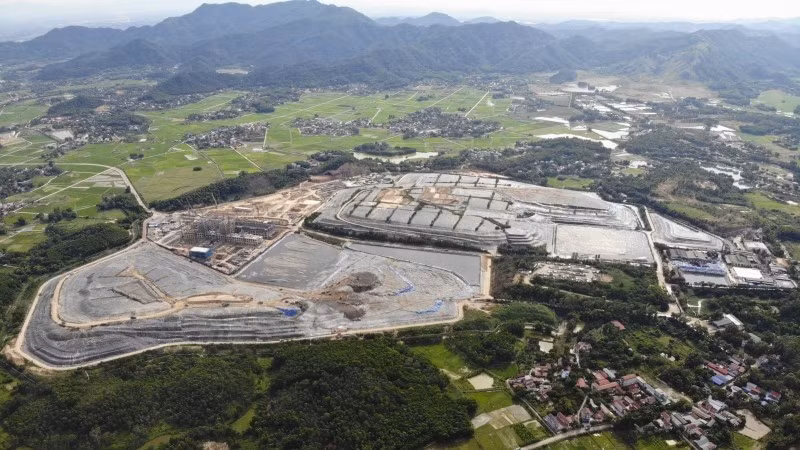 Khu vực bãi rác Nam Sơn. (Ảnh: QUÂN ĐỖ)