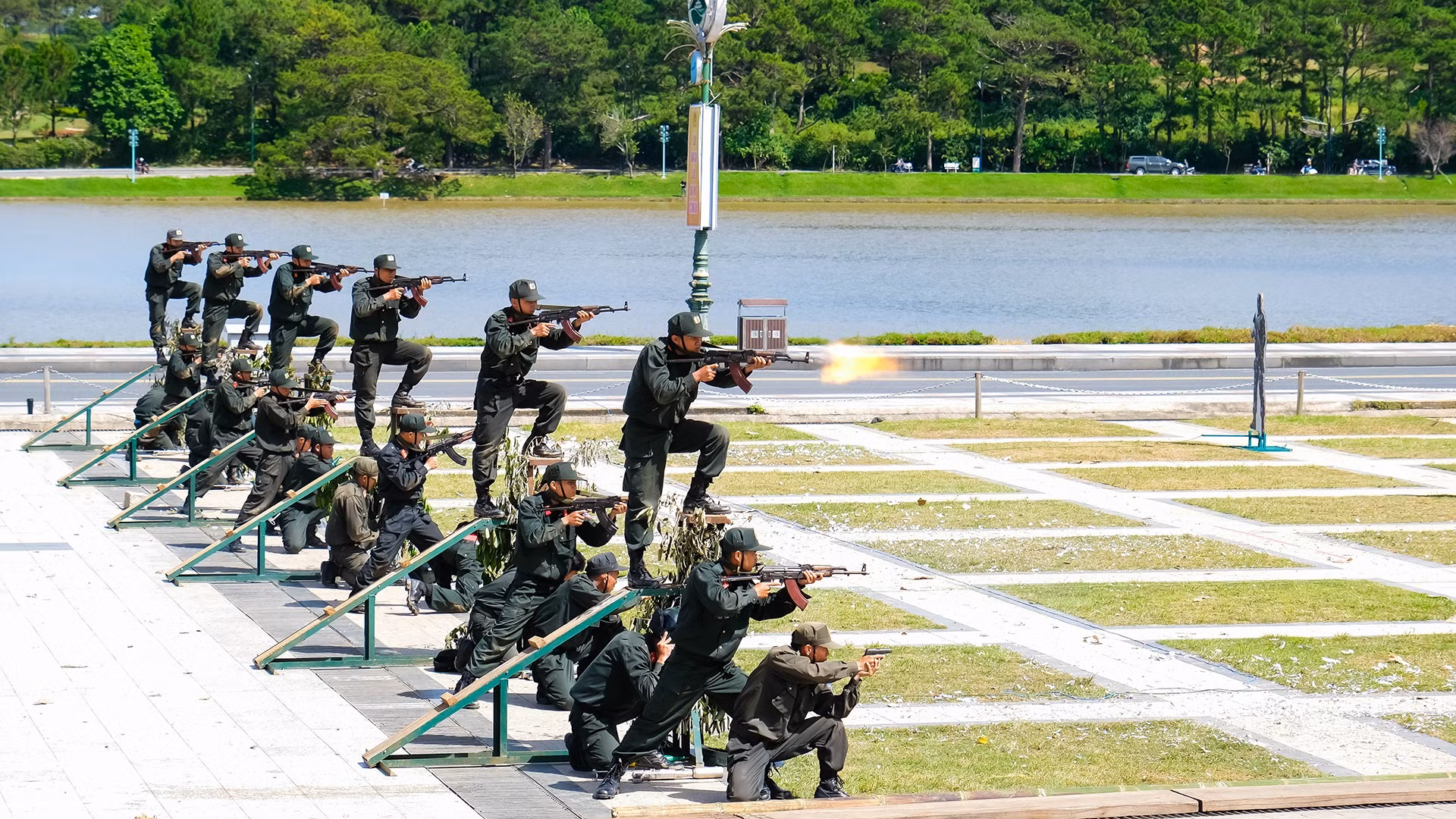 Công an Lâm Đồng ngày càng chính quy, tinh nhuệ, hiện đại.