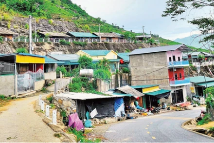 Khu tái định cư ở Chiềng Nưa, xã Trung Lý, tỉnh Thanh Hóa.