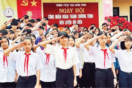 Học sinh ở xã miền núi Hướng Phùng sẽ sớm có Trường nội trú tiểu học và trung học cơ sở để học tập