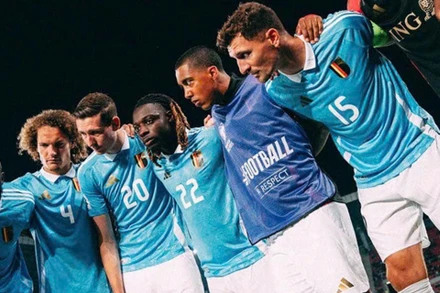 Đội tuyển Bỉ với lớp cầu thủ kế cận. (Ảnh: Belgianreddevils)