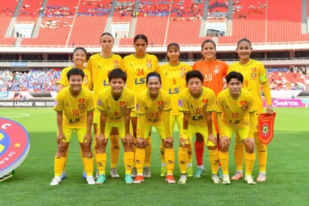 Câu lạc bộ nữ Thành phố Hồ Chí Minh tại mùa giải 2024/25. (Ảnh: VFF)