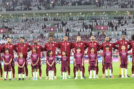 Qatar đánh dấu lần thứ hai liên tiếp tham dự World Cup, sau lần đăng cai lịch sử năm 2022. (Ảnh: QFA)