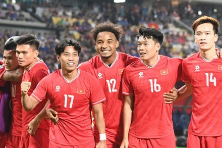 Tiền đạo Nguyễn Xuân Son trở lại danh sách đội tuyển Việt Nam sau thời gian hồi phục chấn thương. (Ảnh: THÀNH ĐẠT)