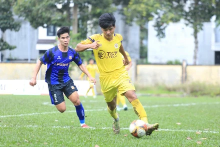 Tám cái tên mạnh nhất tiến vào vòng tứ kết Giải bóng đá U21 Quốc gia 2025. (Ảnh: VFF)