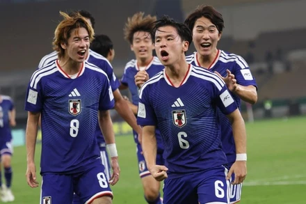 U23 Nhật Bản thể hiện đẳng cấp để bảo vệ ngôi vương châu Á. (Ảnh: AFC)