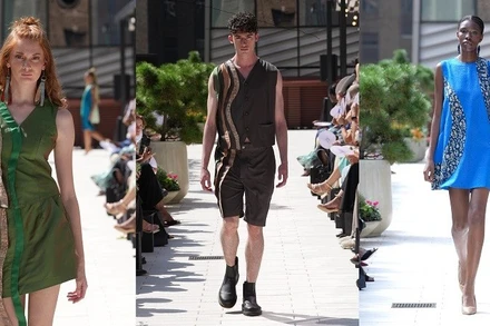 “Eternal River” tôn vinh giá trị di sản Việt Nam thông qua chất liệu thủ công truyền thống. 