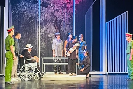 Vở diễn khẳng định phẩm chất, bản lĩnh của người chiến sĩ công an nhân dân.