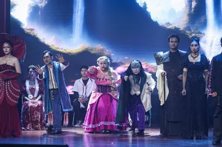 “Công chúa tóc mây” là vở kịch tương tác nằm trong khuôn khổ dự án “Học viện nghệ thuật – Hạnh phúc được gọi tên”. (Ảnh: BTC)