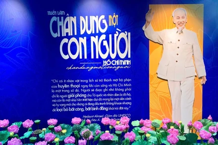Bảo tàng Hồ Chí Minh tổ chức Trưng bày chuyên đề “Hồ Chí Minh - Chân dung một con người” trong khuôn khổ Triển lãm thành tựu Đất nước. (Ảnh: Ban tổ chức)