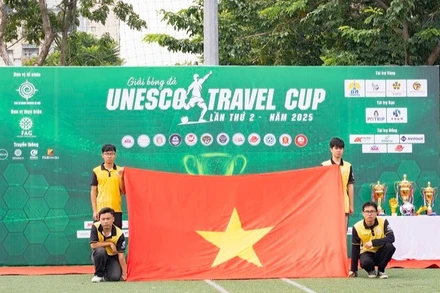 Giải Bóng đá UNESCO Travel Cup 2025 là sân chơi thể thao ý nghĩa thắt chặt tinh thần đoàn kết của những người làm du lịch. (Ảnh: BTC)