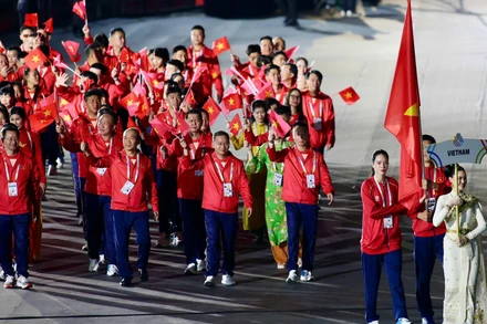 Đoàn Thể thao Việt Nam tham dự Lễ khai mạc SEA Games 33. 