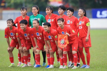 Câu lạc bộ nữ Thành phố Hồ Chí Minh sẽ có lợi thế thi đấu trên sân nhà. (Ảnh: VFF)