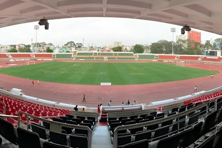 Sân vận động Thống Nhất sẽ là địa điểm diễn ra trận lượt về giữa đội tuyển Nepal và đội tuyển Việt Nam tại Vòng loại cuối Asian Cup 2027. (Ảnh: VFF)