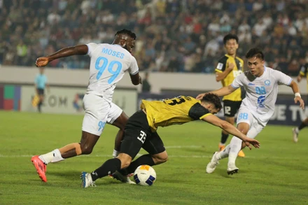 Thép Xanh Nam Định tranh tài tại AFC Champions League Two 2024/25. (Ảnh: VFF)