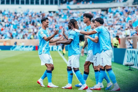 Man City giành vé vào vòng 16 đội mạnh nhất sau khi thắng 5-2 Juventus. (Ảnh: MCFC)