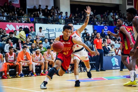 Danang Dragons giành chiến thắng ấn tượng trước Saigon Heat. (Ảnh: VBA)