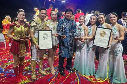 Xiếc Việt ghi dấu với nhiều giải thưởng tại Liên hoan Xiếc quốc tế Con voi Vàng 2026. (Ảnh: LIÊN ĐOÀN XIẾC VIỆT NAM)