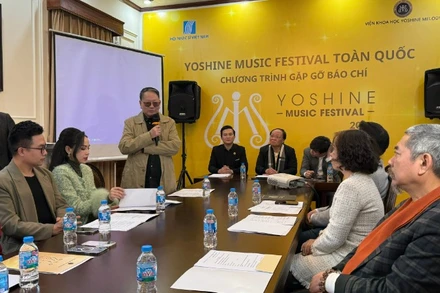 Gặp gỡ báo chí công bố sự kiện Yoshine Music Festival Toàn quốc 2026.