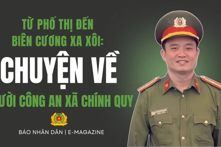 Từ phố thị đến biên cương xa xôi: Chuyện về người công an xã chính quy