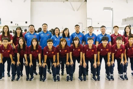 Các thành viên đội tuyển futsal nữ Việt Nam tham dự Giải vô địch Đông Nam Á 2026. (Ảnh: Thái Sơn Nam FC) 