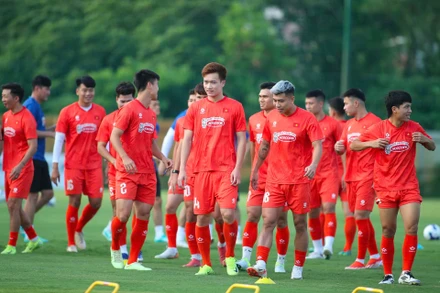 Đội tuyển Việt Nam tham dự vòng loại cuối cùng Asian Cup 2027. (Ảnh: Đức Cường)