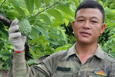 Anh Lương Văn Lăng, thôn Nam Lân 1, xã Vạn Linh là tấm gương về phát triển kinh tế xóa đói, giảm nghèo.