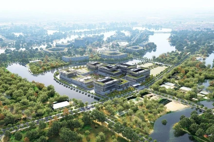 Phối cảnh 3D Trung tâm Nghiên cứu và Phát triển Viettel.