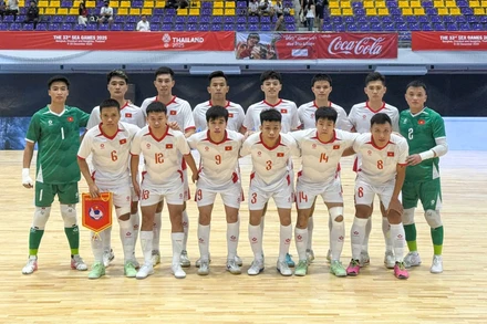 Đội tuyển futsal Việt Nam khép lại hành trình SEA Games 33. (Ảnh: VFF)