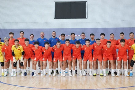 Lực lượng đội tuyển futsal Việt Nam hướng tới SEA Games 33. (Ảnh: VFF)