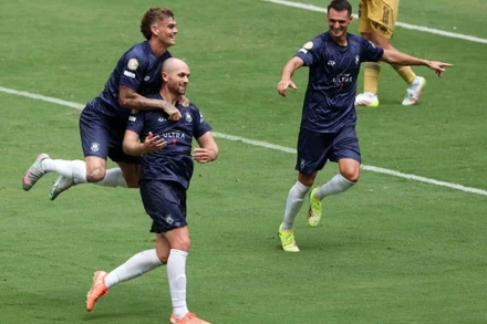 Auckland City tạo nên cú sốc trước Boca Juniors. (Ảnh: CWC)