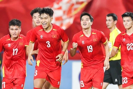 U23 Việt Nam vừa thi đấu thành công tại vòng loại U23 châu Á 2026 với ba trận toàn thắng. (Ảnh: VFF)