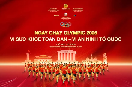 Khởi động Ngày chạy Olympic - Vì sức khỏe toàn dân - vì an ninh Tổ quốc năm 2026. 