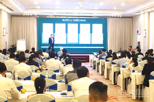 Quang cảnh buổi tập huấn. (Ảnh: LINH BẢO)