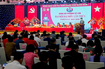 Đại hội Đảng bộ phường Kỳ Lừa (Lạng Sơn) lần thứ I, nhiệm kỳ 2025-2030.
