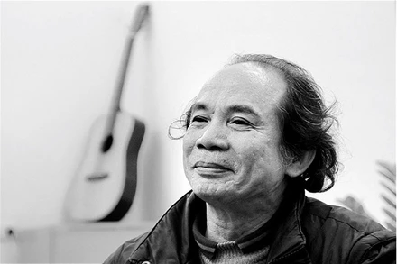 Chân dung nhà thơ, nhạc sĩ Nguyễn Trọng Tạo. Ảnh trong bài | NGUYỄN ĐÌNH TOÁN