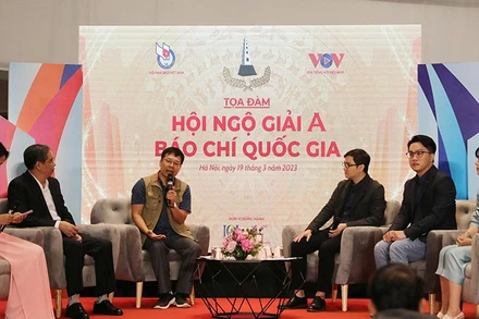 Tọa đàm Hội ngộ Giải A Báo chí quốc gia, năm 2023.