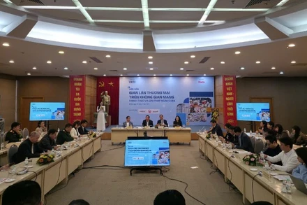 Toàn cảnh diễn đàn "Gian lận thương mại trên không gian mạng: Thách thức và giải pháp ngăn chặn".