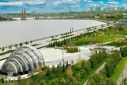 Một góc thành phố Kazan mơ mộng.