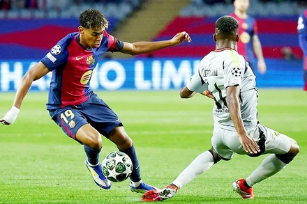 Yamal trở thành một siêu sao hàng đầu thế giới khi còn tuổi teen. Ảnh | REUTERS