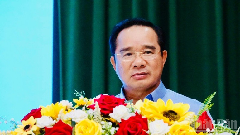 Chủ tịch Ủy ban nhân dân Thành phố Hồ Chí Minh Nguyễn Văn Được phát biểu tại buổi làm việc ndo_br_z6872300936101-6b6c745dd6f87257959ef0fe442d2368-5705-6405.jpg