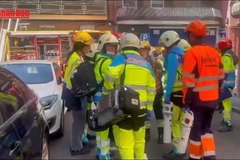 [Video] Nổ lớn tại thủ đô Madrid của Tây Ban Nha