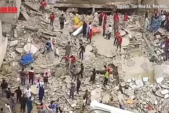 [Video] Lo ngại an toàn nhà ở sau vụ sập chung cư ở Pakistan